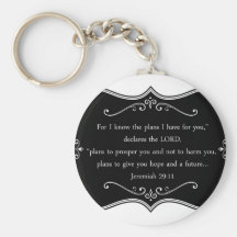 Jeremiah 29:11 Custom Christian Gift Key Chain