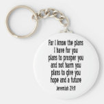 Jeremiah 29:11 key chain