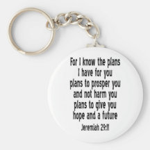 Jeremiah 29:11 key chain