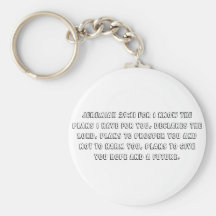 Jeremiah 29:11 key chain