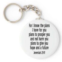 Jeremiah 29:11 key chain