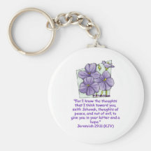 Jeremiah 29:11 keychain