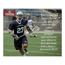Jeremiah 29:11 Lacrosse posters by ChristineRachelle Jeremiah 29:11 Lacrosse posters