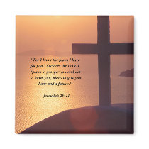 JEREMIAH 29:11 REFRIGERATOR MAGNET