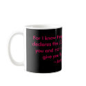 Jeremiah 29:11 Mug