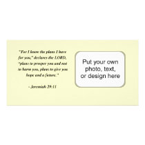 JEREMIAH 29:11 PICTURE CARD