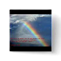 Jeremiah 29:11 Rainbow Pinback Button