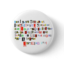 Jeremiah 29:11 Ransom Note Pins