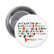 Jeremiah 29:11 Ransom Note Pins