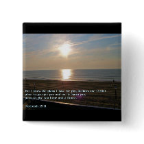 Jeremiah 29:11 Sunrise Pinback Button