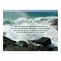 Jeremiah 31:35 POSTER Print by RanchLady Jeremiah 31:35 POSTER Print