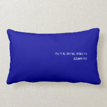 Jeremiah 33:3, Call to me and I will come to you Pillows