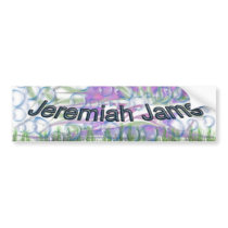 Jeremiah Jams Bumper Sticker bumper stickers by JeremiahJams Jeremiah Jams Bumper Sticker bumper stickers
