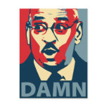 Jeremiah Wright - Damn: OHP Postcard