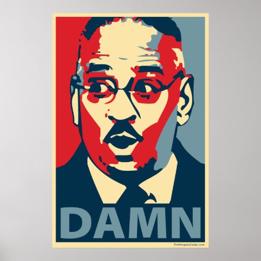 Jeremiah Wright - Damn: OHP Poster