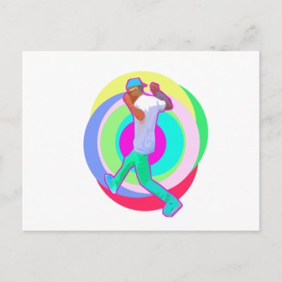 JERK DANCE logo postcards