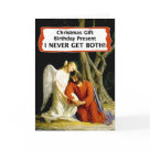 postcard - Know that special someone who never gets a separate Holiday and Birthday gift?