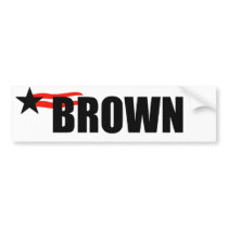 JERRY BROWN BUMPER STICKERS