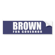 JERRY BROWN Election Gear bumper stickers