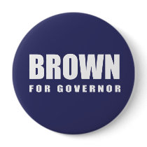 JERRY BROWN Election Gear buttons