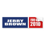 JERRY BROWN FOR GOVERNOR BUMPER STICKERS