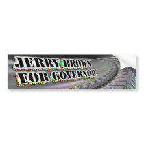 Jerry Brown for Governor bumpersticker Bumper Stickers