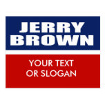 JERRY BROWN FOR GOVERNOR POST CARD