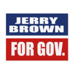 JERRY BROWN FOR GOVERNOR POST CARDS