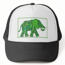Jerry Green Jade Elephant Mesh cap Mesh Hats