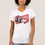 Jerry Red and Black Logo t-shirts