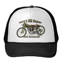Jerry's HD Repair Ball Cap, Old School! Trucker Hats