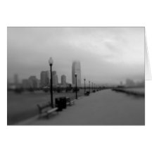 Jersey City From Liberty State Park Greeting Card