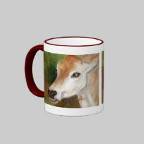 Jersey Cow aceo, Jersey Cow aceo mugs