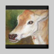 Jersey Cow aceo magnets