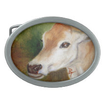 Jersey Cow Belt Buckle