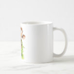 Jersey cow in grass mugs