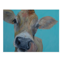 Jersey Cow Postcard