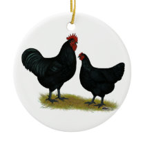 Jersey Giant Chickens Ornaments