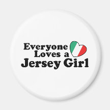 Jersey Girl Fridge Magnet