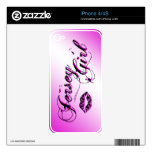 Jersey Girl iPhone 4/4S Skins iPhone 4S Skins