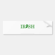 Jersey Irish Bumper Stickers