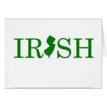 Jersey Irish Greeting Card