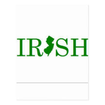 Jersey Irish Post Card