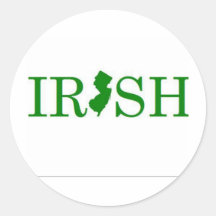 Jersey Irish Sticker
