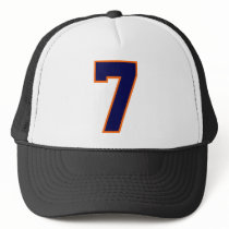 JERSEY NUMBER 7 hats by dgpaulart JERSEY NUMBER 7 hats