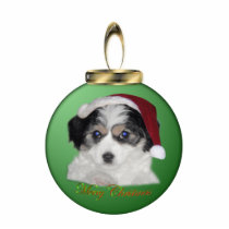 Jersey Santa Ornament photo sculptures