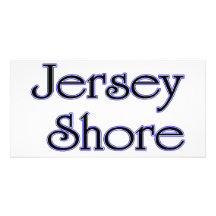 Jersey Shore blue Customized Photo Card