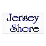 Jersey Shore blue Customized Photo Card