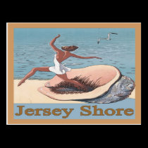 Jersey Shore, Shell Poster, postcards