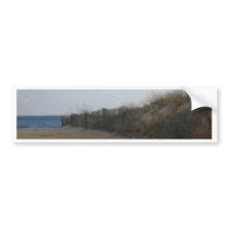 Jersey Shore * Softened Beach Bumper Sticker